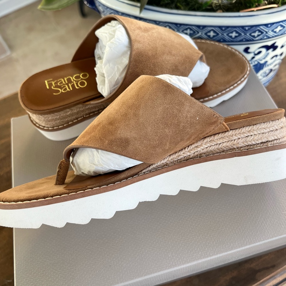 Thong Suede Espadrilles